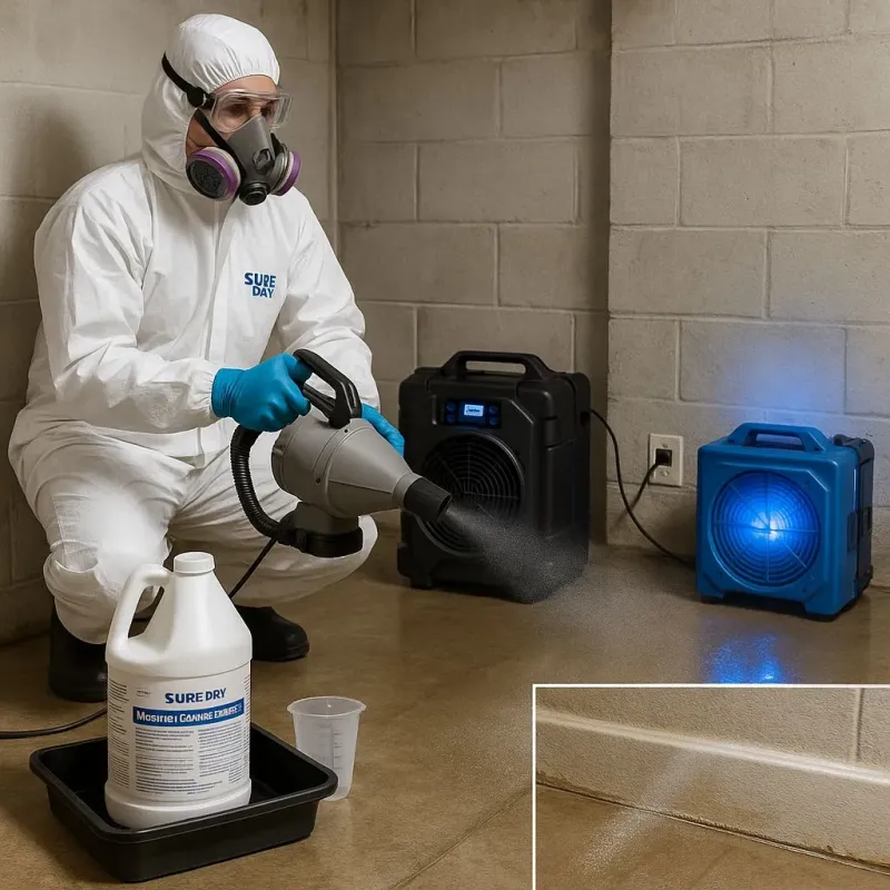 Sanitization and Odor Removal process in Basehor, KS